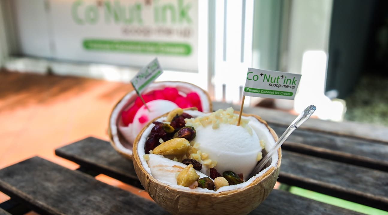 coconut ice cream