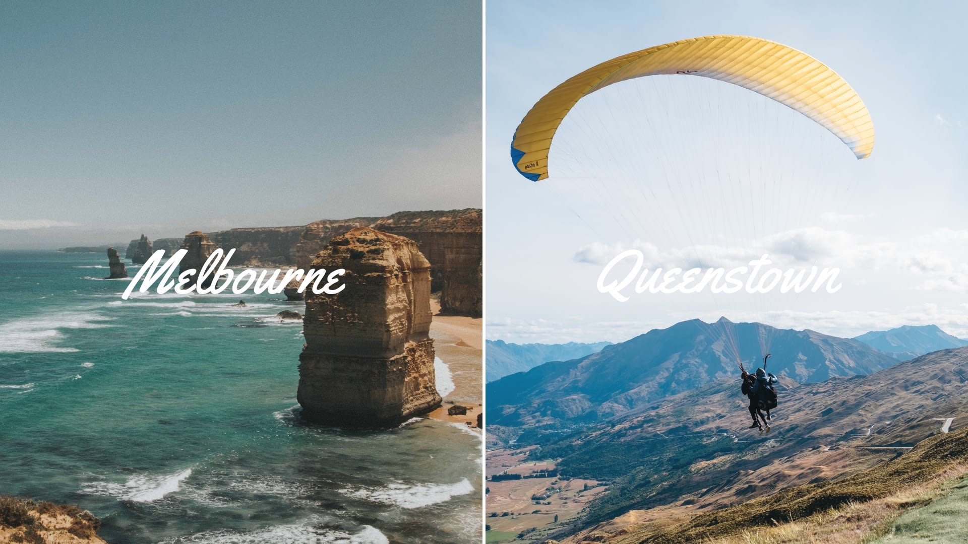 melbourne and queenstown