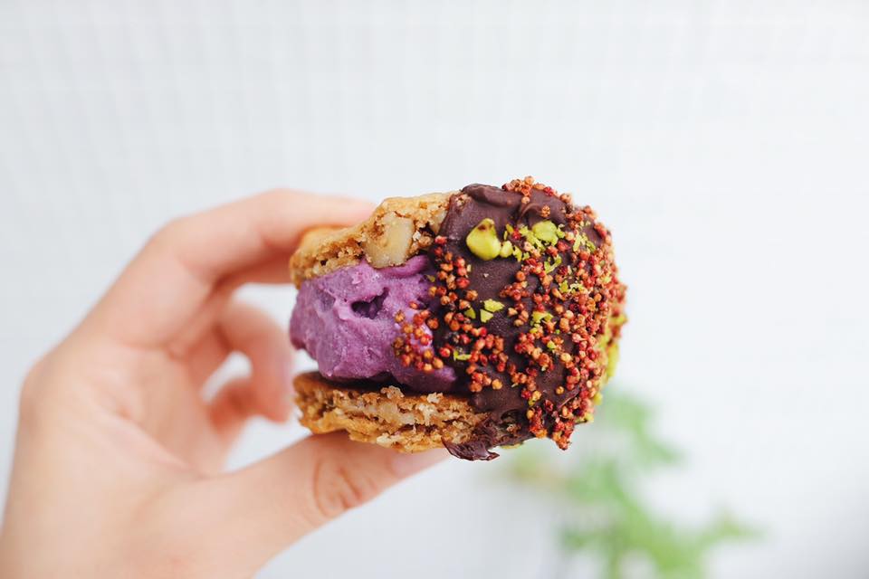 TAMED FOX ice cream sandwich