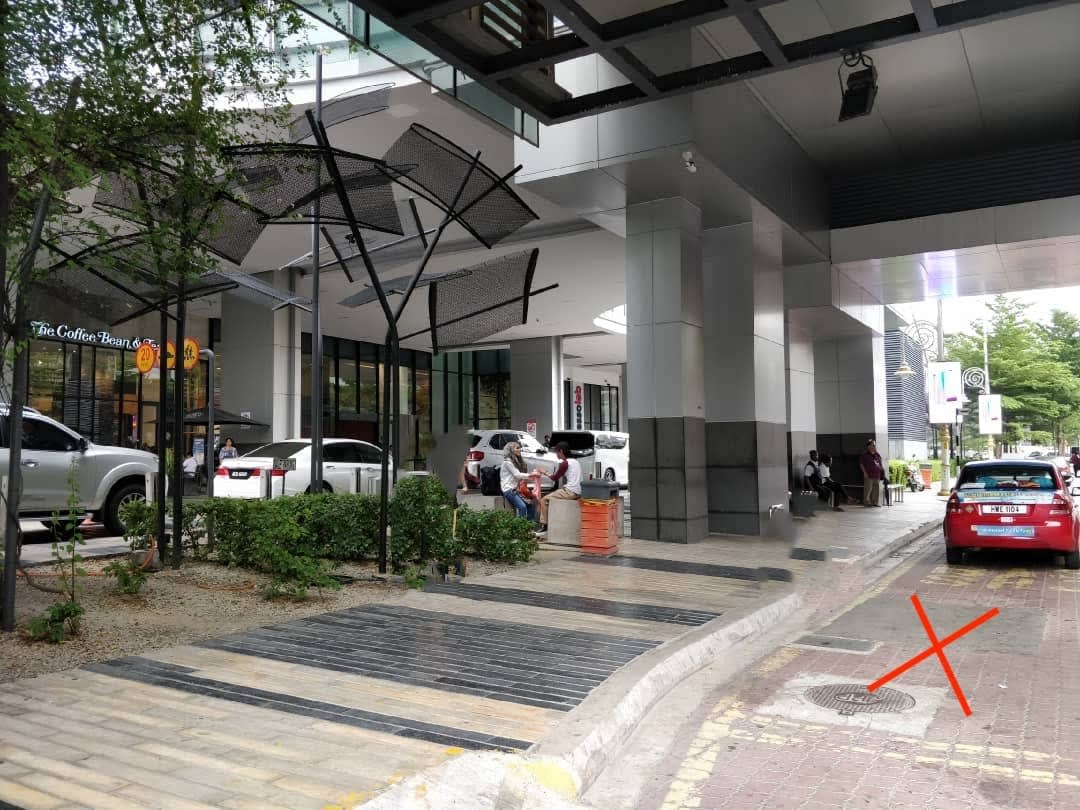 Nu Sentral Bus Area Pick Up point