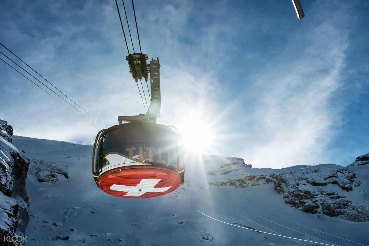 Revolving cablecar in Engelberg Switzerland