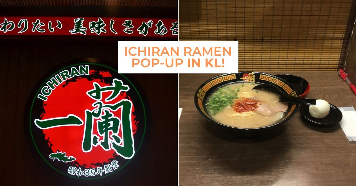 Can T Go To Japan Ichiran Ramen Is Having A 10 Day Pop Up In