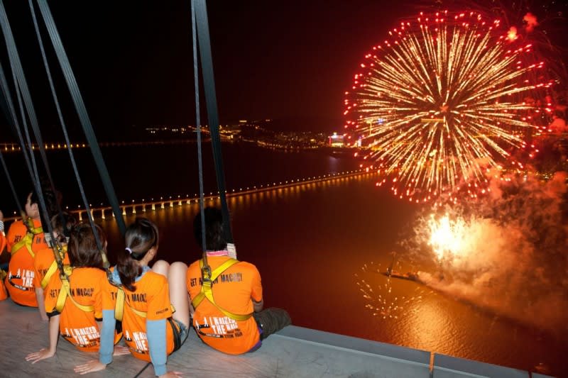 Macau Skywalk Macau Fireworks