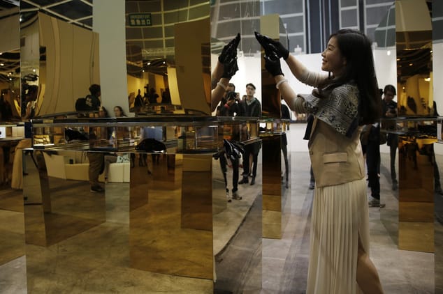 Zhang Ding's 18 Cubes at Art Basel Hong Kong Hong Kong for Art Lovers