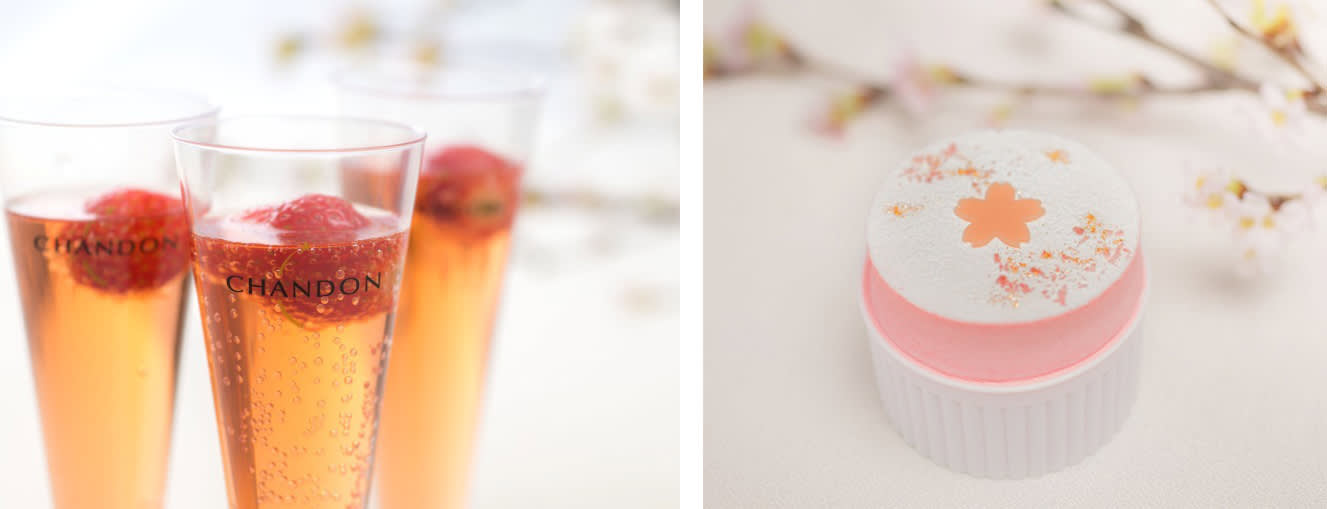 左:草莓漂浮飲/右:Cherry Frozen Souffle(來源:FASHION PRESS)