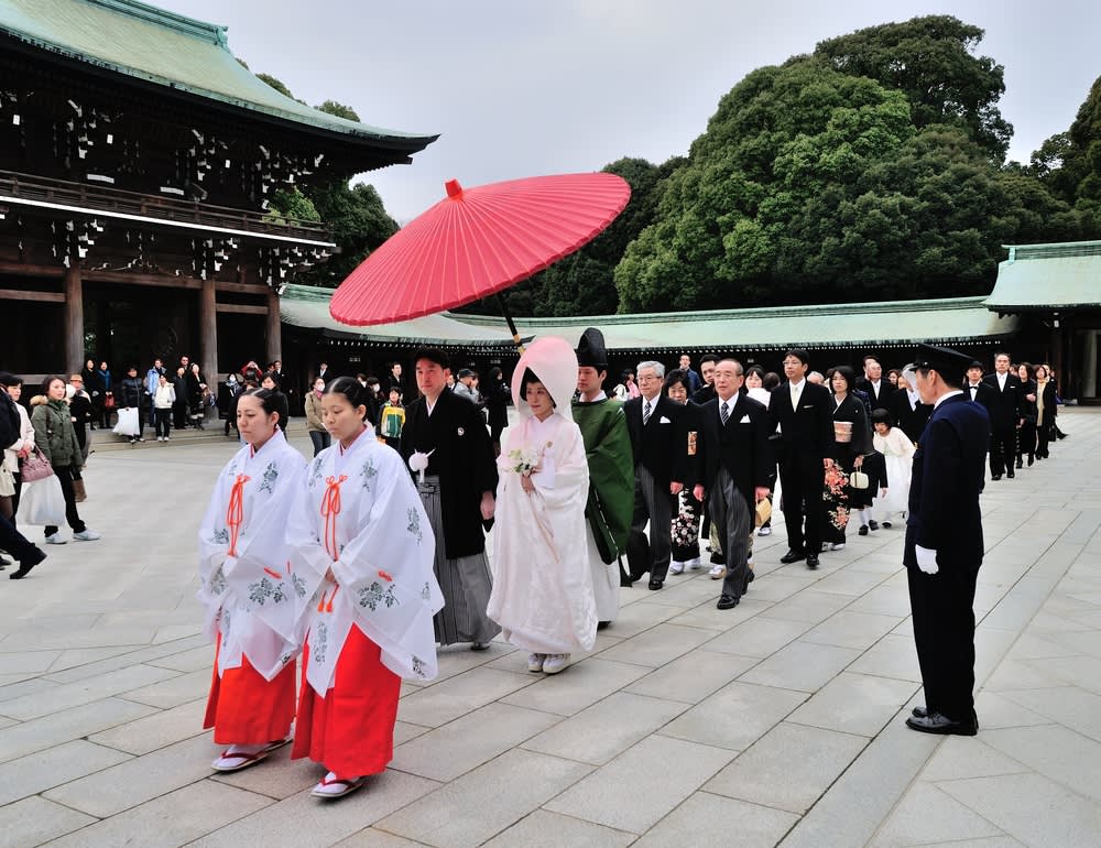 日本的神前結婚式。(照片來源:FAST JAPAN)