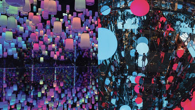 Bangkok Reflection and Virtual Sky Lantern on 58th Fl.