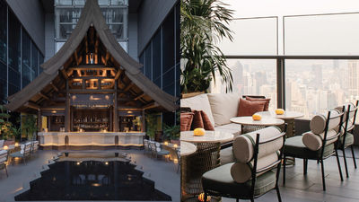 Baan Hanuman, collect your complimentary drink on the 58th Floor