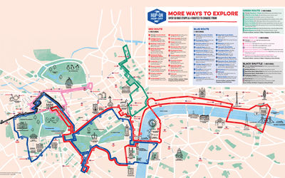 Tootbus London Routes Map May 2026