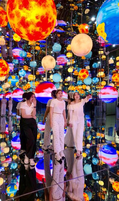 Journey through dreamlike zones inspired by the deep ocean and outer space