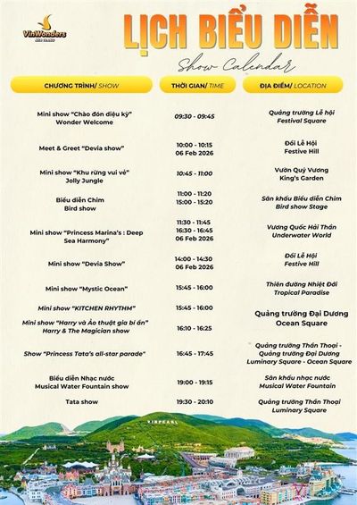 Show Schedule