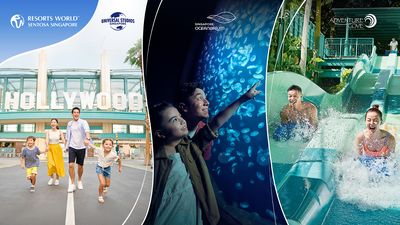 新加坡环球影城 + 新加坡海洋生态馆 + 新加坡水上探险乐园 
