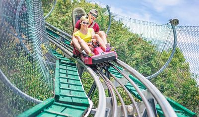 Fastpass experience (priority lane) for the following games: Alpine Coaster, Flying 3D cinema Harry &Missing Magician, Tata River Adventure