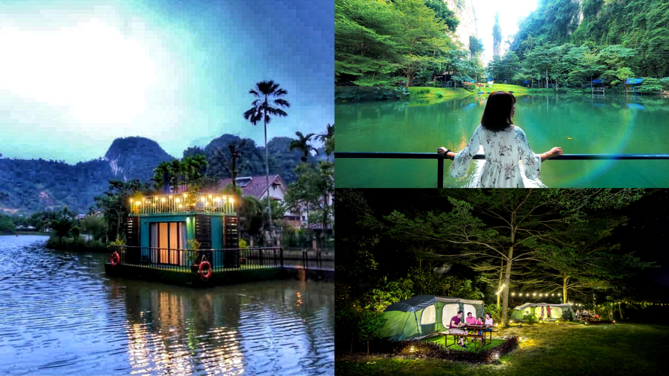 Lost World Of Tambun Ipoh Glamping Floating Chalet