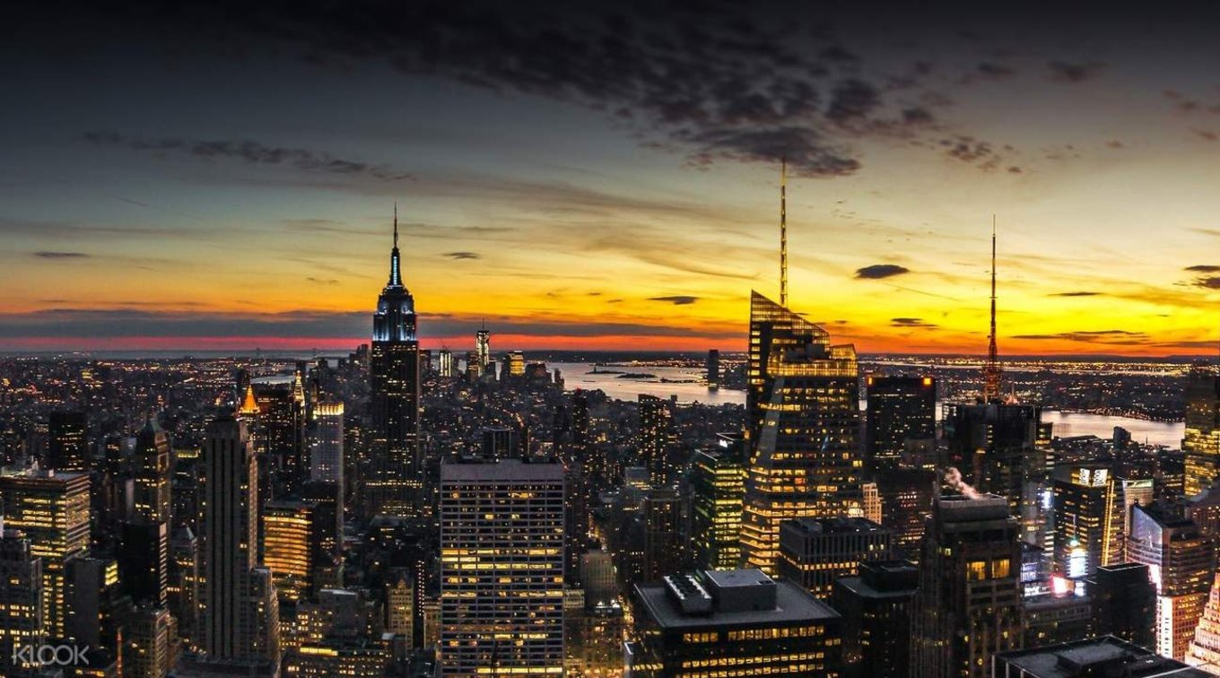 New York skyline Top of the Rock