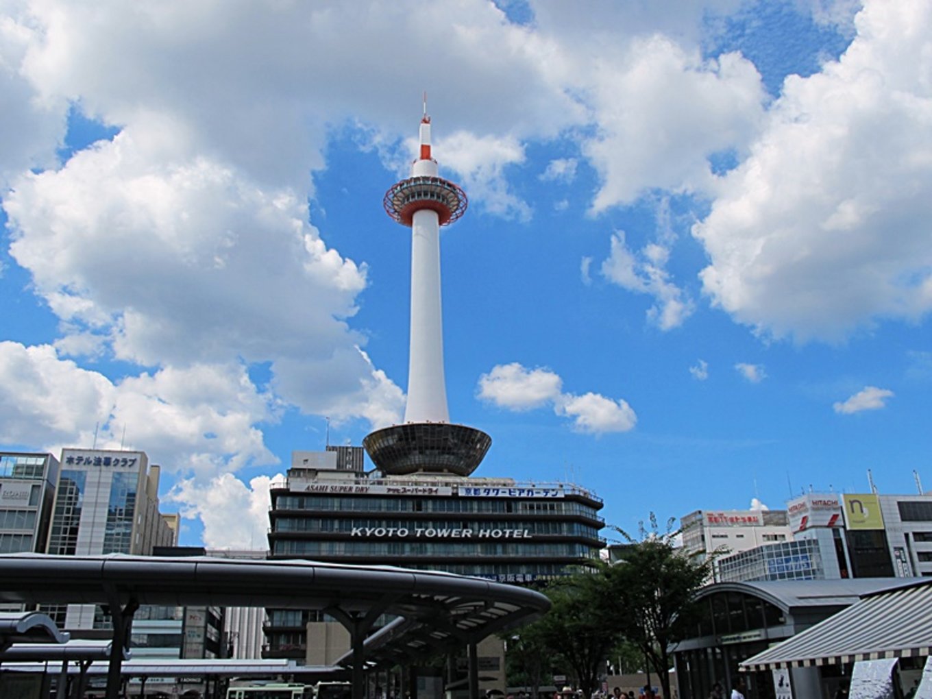京都車站是南來北往的交通大樞紐,巴士路線又多。