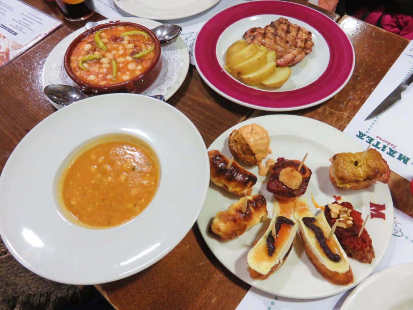 來西班牙旅遊的十個心理準備 整天都在吃