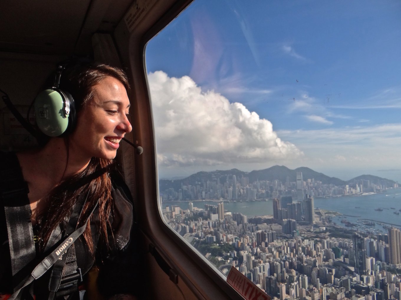 Sarah Richard Hong Kong Helicopter