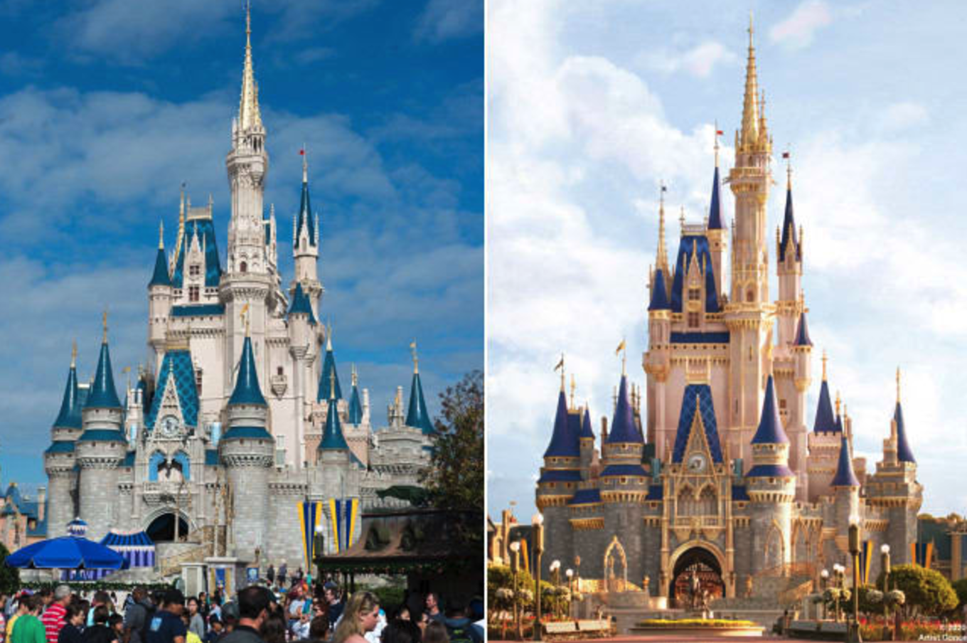 Cinderella Castle makeover