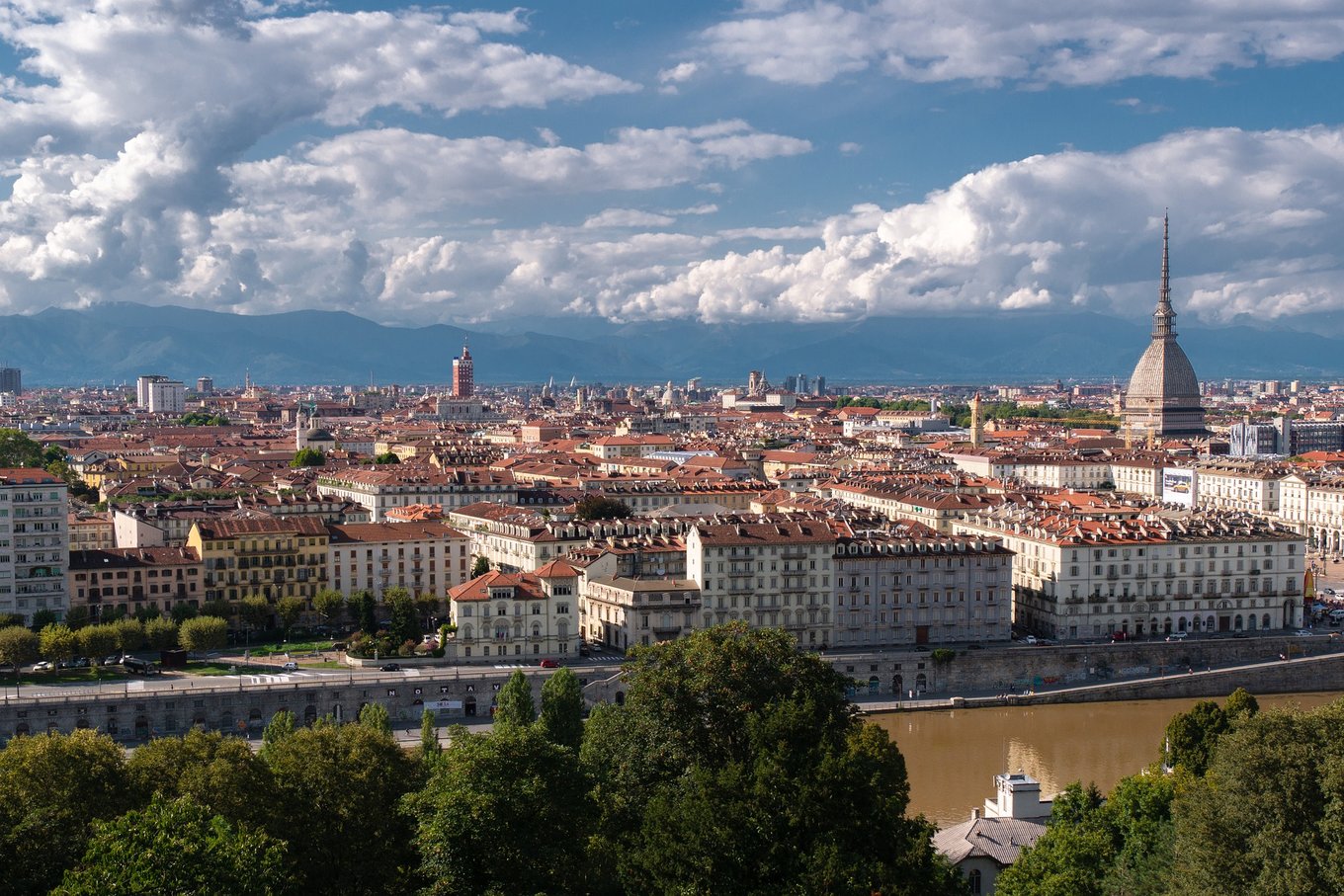 Vista di Torino dall'alto