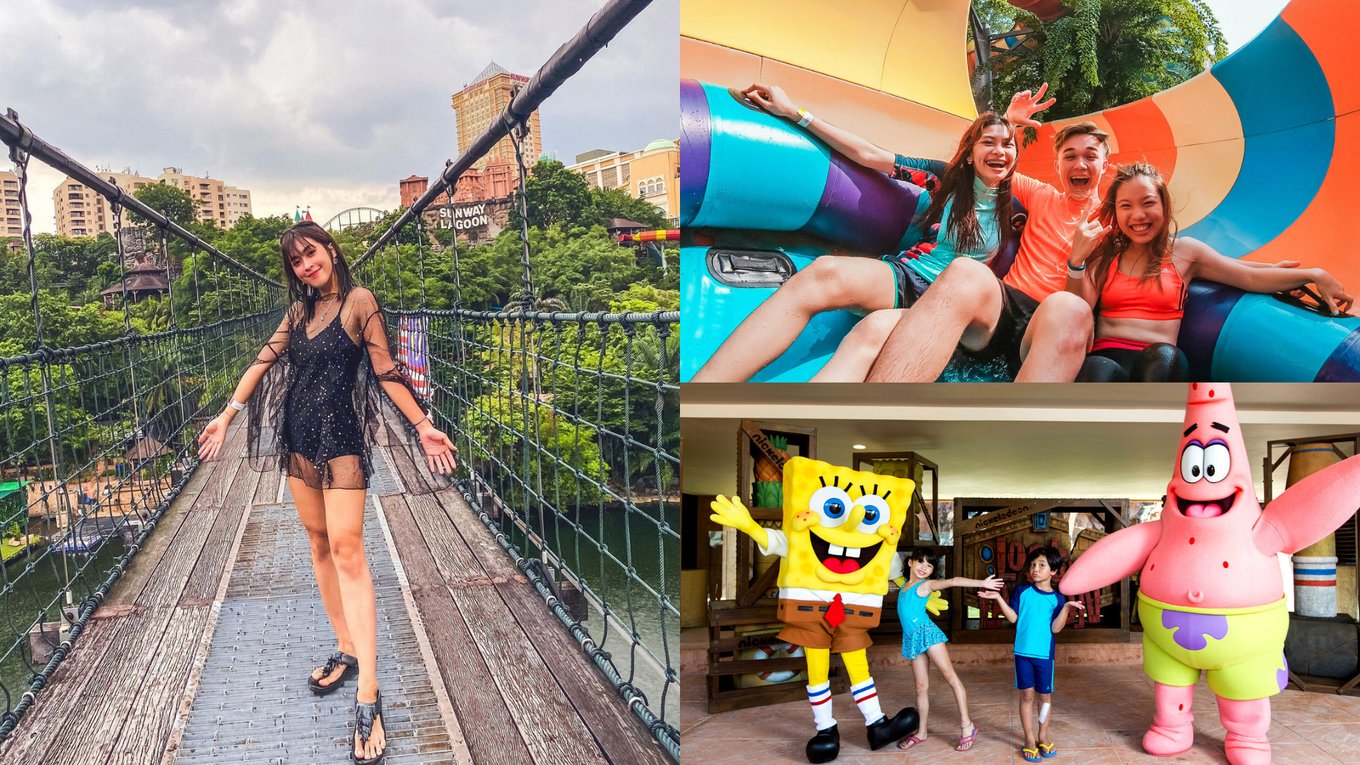 sunway lagoon theme park photo spots