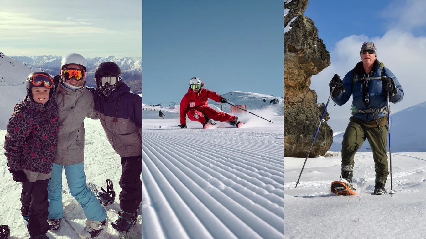 Image credits - @greentoad_rentals, @cardronanz, & @snowfarm_nz on Instagram
