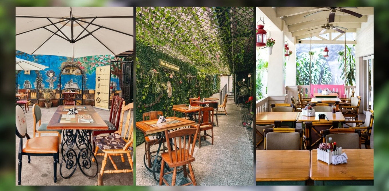 garden outdoor seating at quezon city restaurants