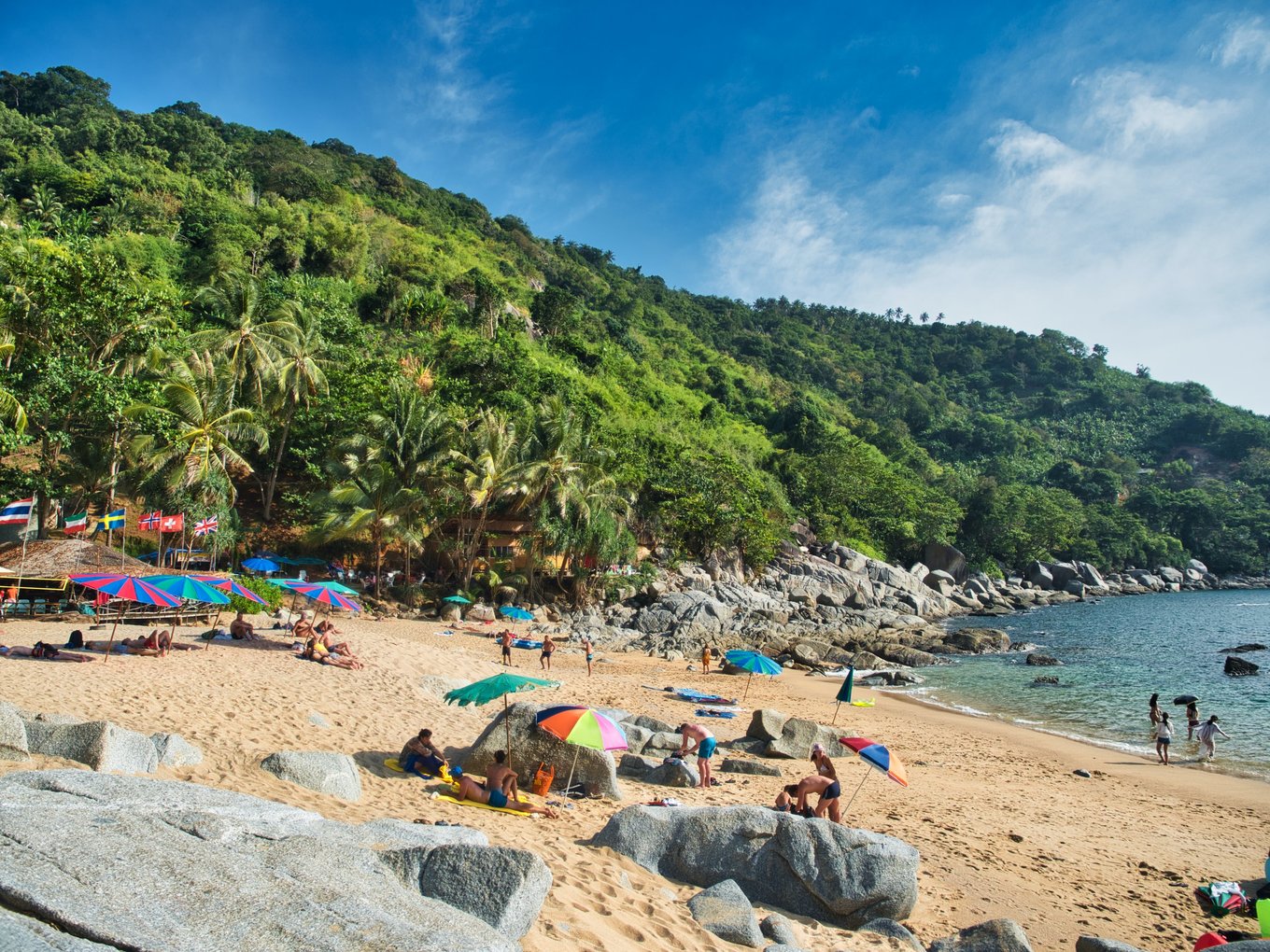 a beach in phuket