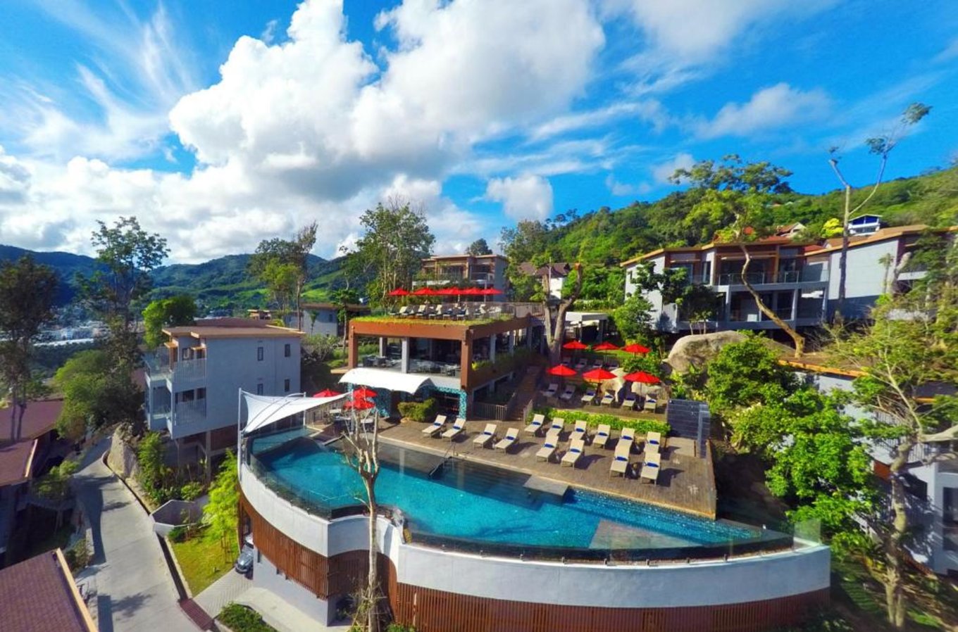 a panoramic view of Amari Phuket Hotel from outside