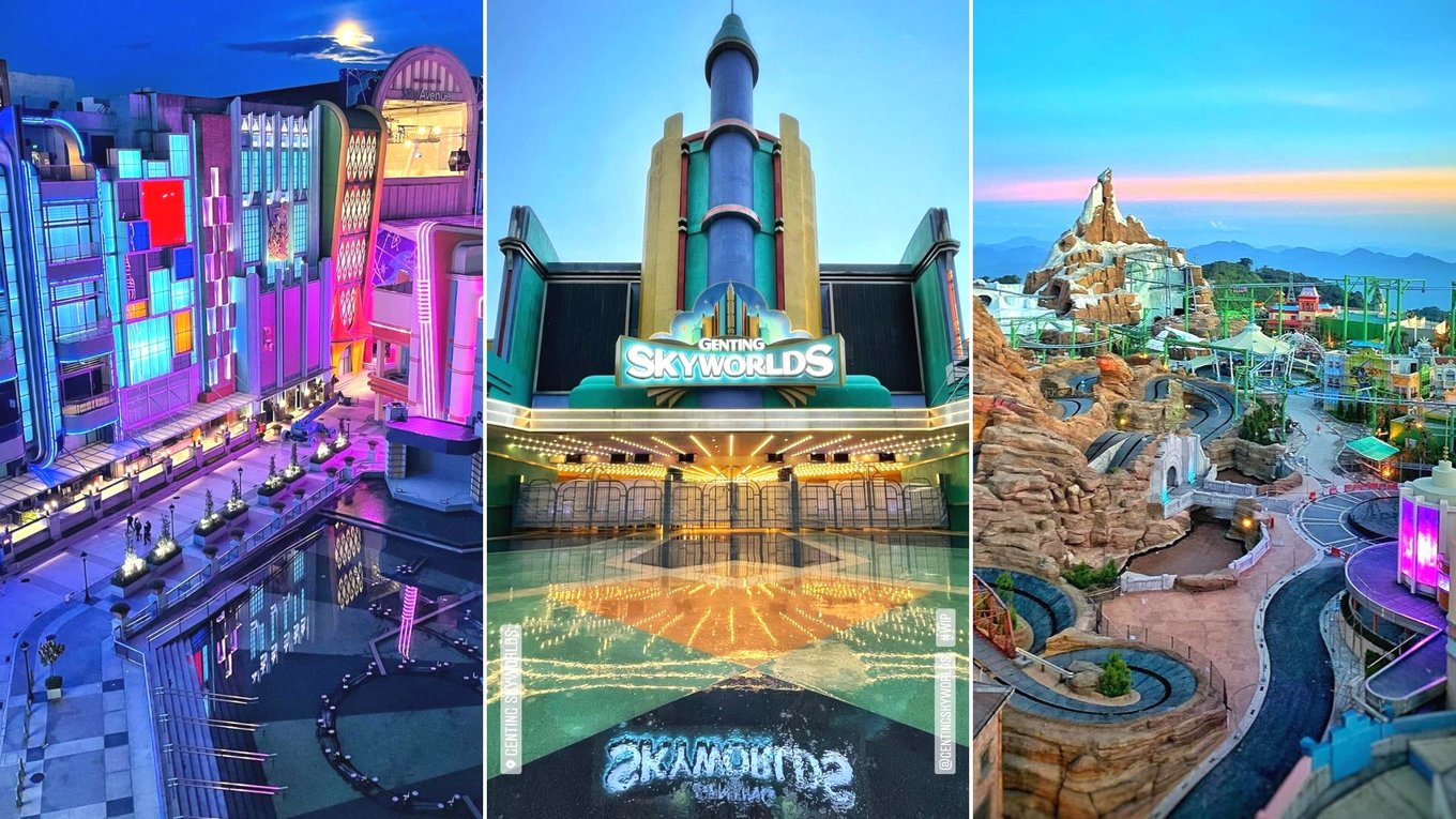 genting skyworlds theme park new opening