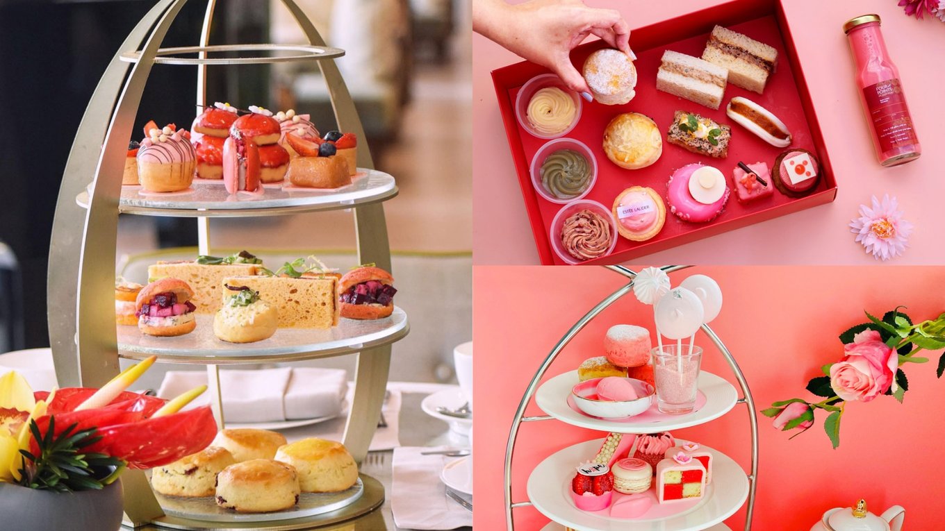 9 Hotels With Dreamy Pink High Tea Sets In Support Of Pink October 2021 ...