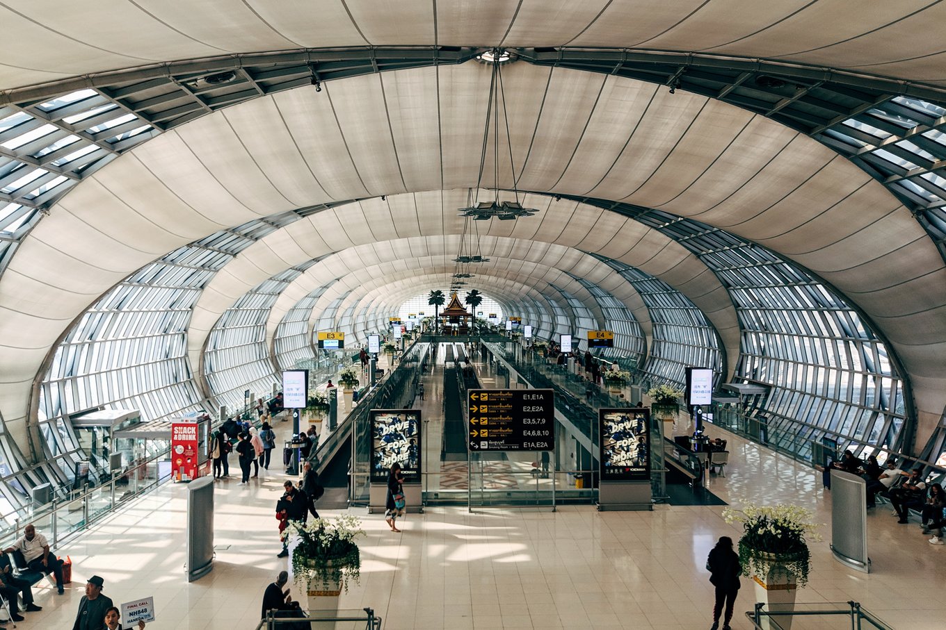 interior of an airport in asia