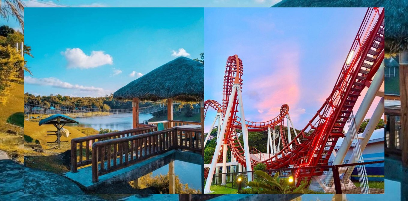 photo collage of attractions