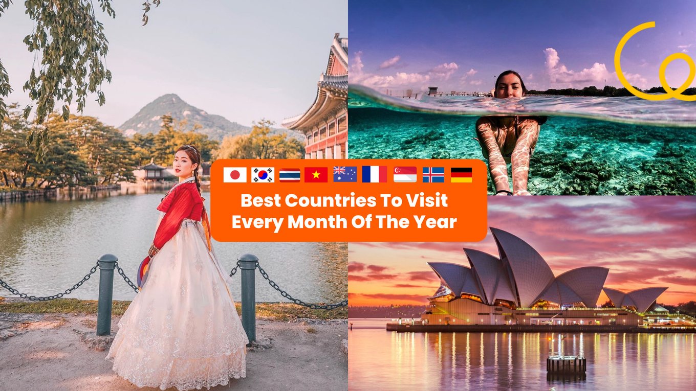 best countries to visit every month of the year