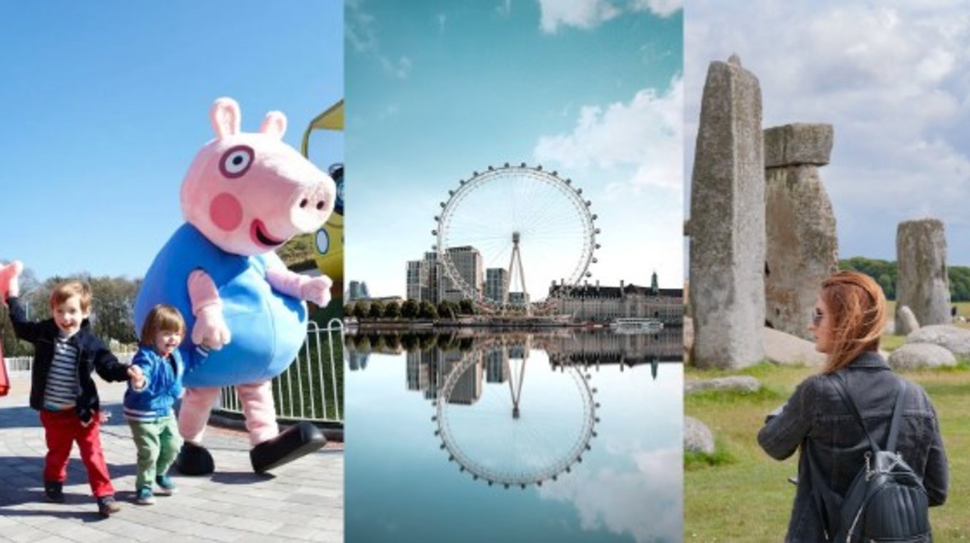 Different attractions in the UK