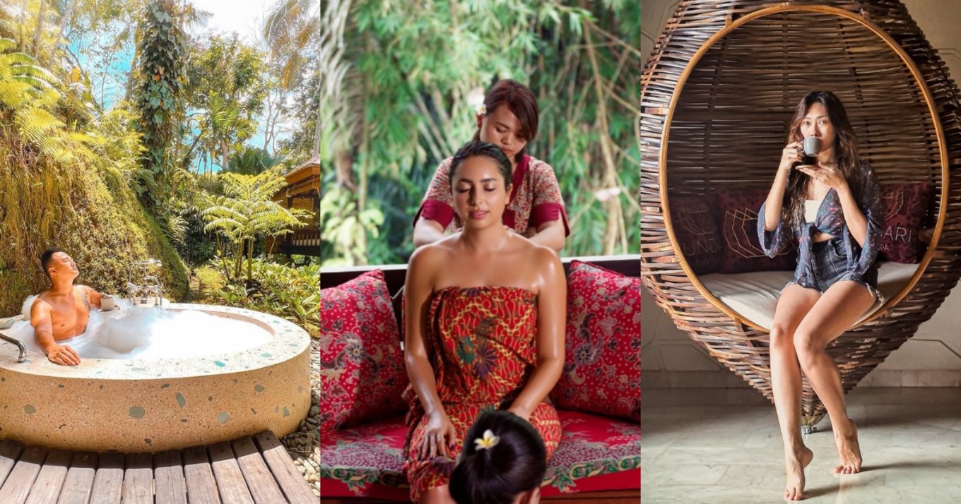 Image credits to @herman_wang, @sukhavati_bali, and @sundari.day.spa on Instagram