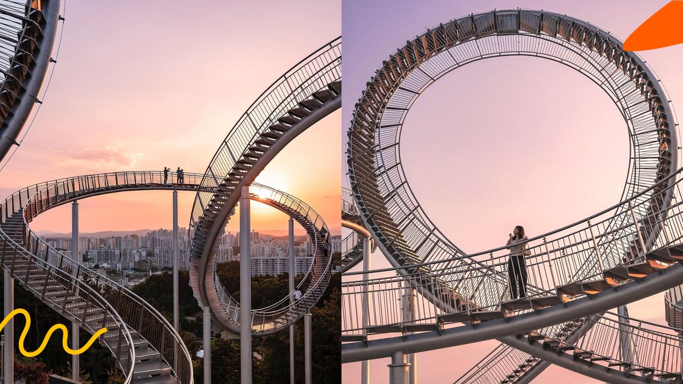 hwanho park space walk south korea pohang walkable roller coaster 