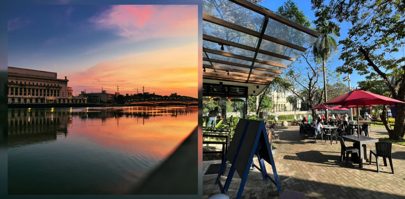 Baywalk during sunset and alfresco dining