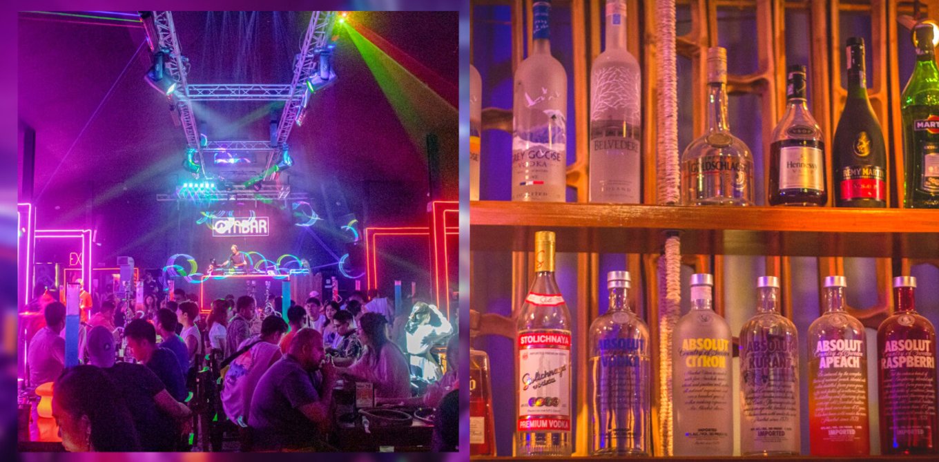 Club and liquor drinks in Boracay