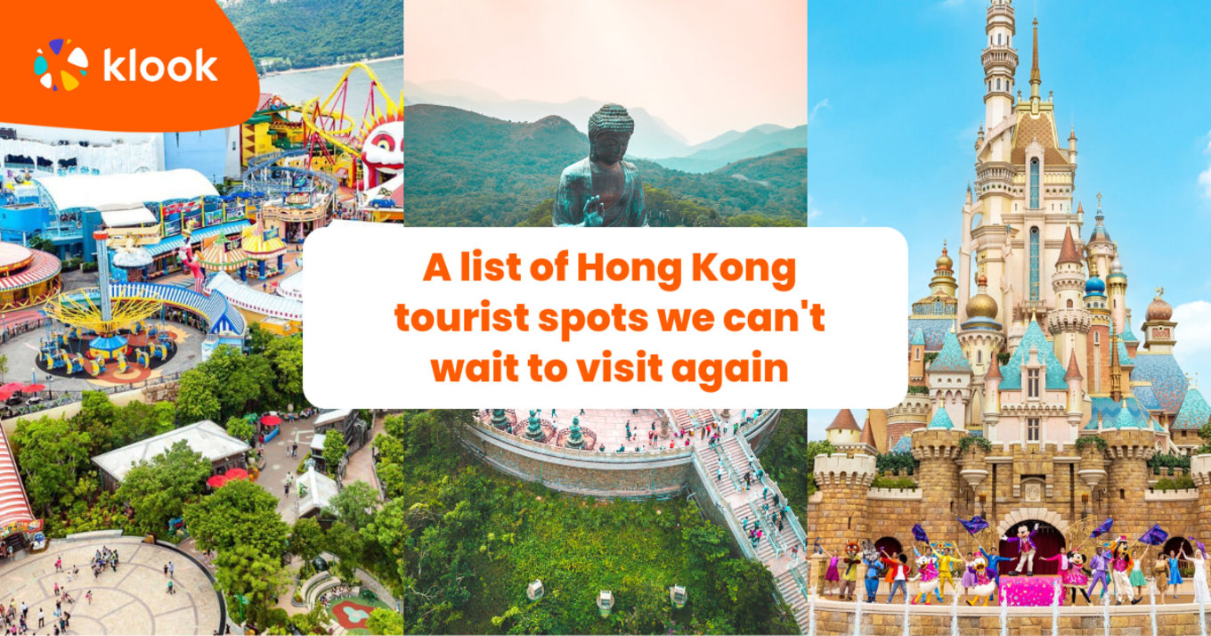 Colorful tourist spots in Hing Kong