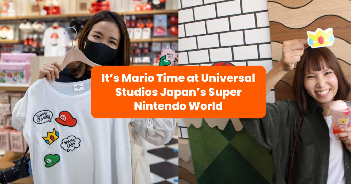 It’s Mario Time at Universal Studios Japan’s Super Nintendo World banner