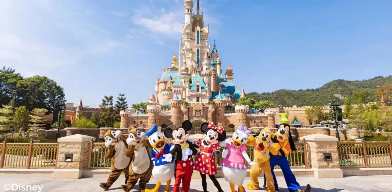 Different disney mascots