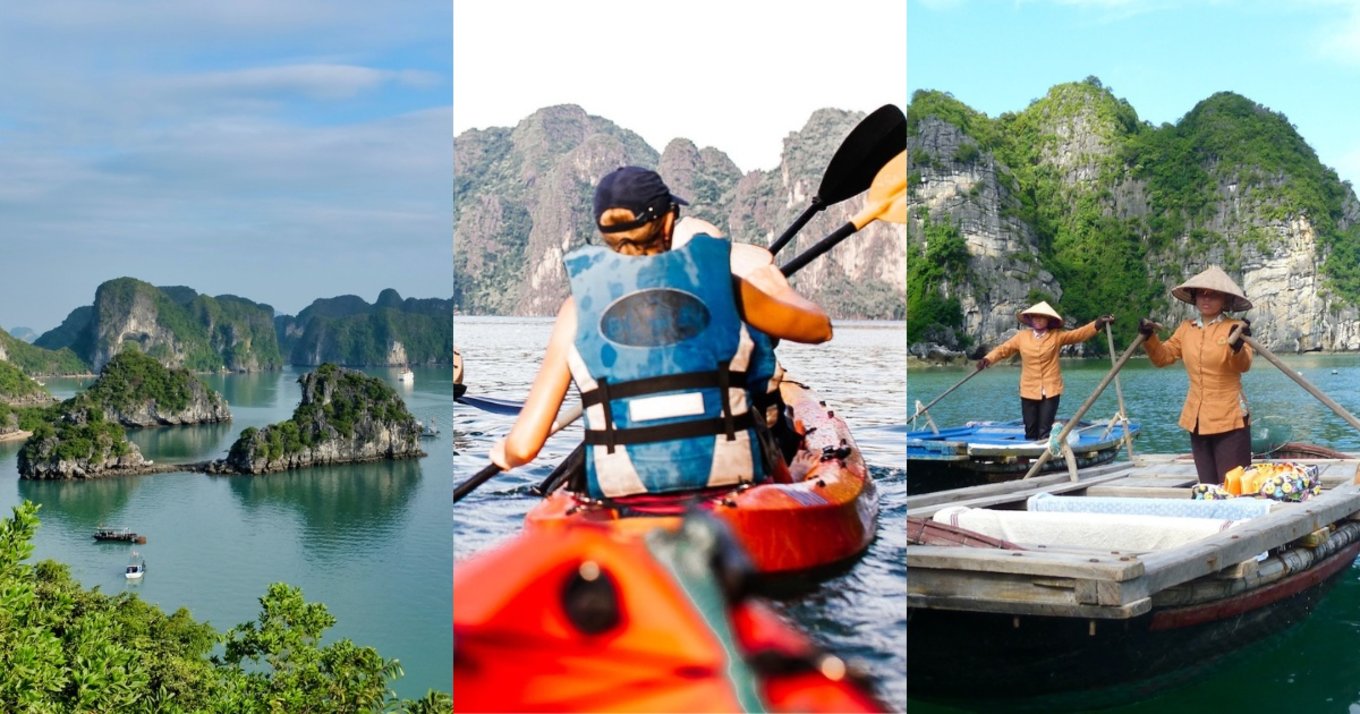 day tour vietnam islands collage