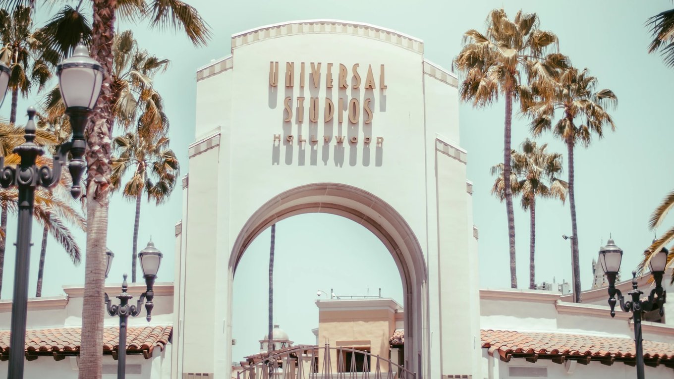 entrance of Universal Studios Hollywood
