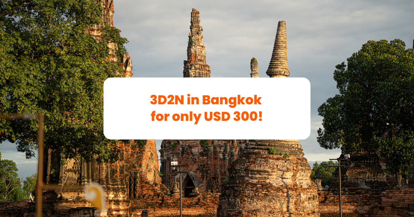 Ballin' on a budget: 3D2N in Bangkok for only USD 300! banner