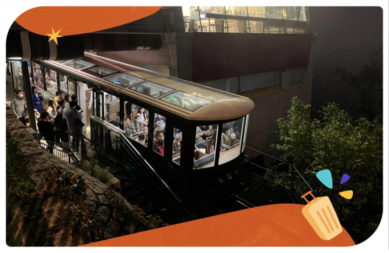 香港太平山纜車