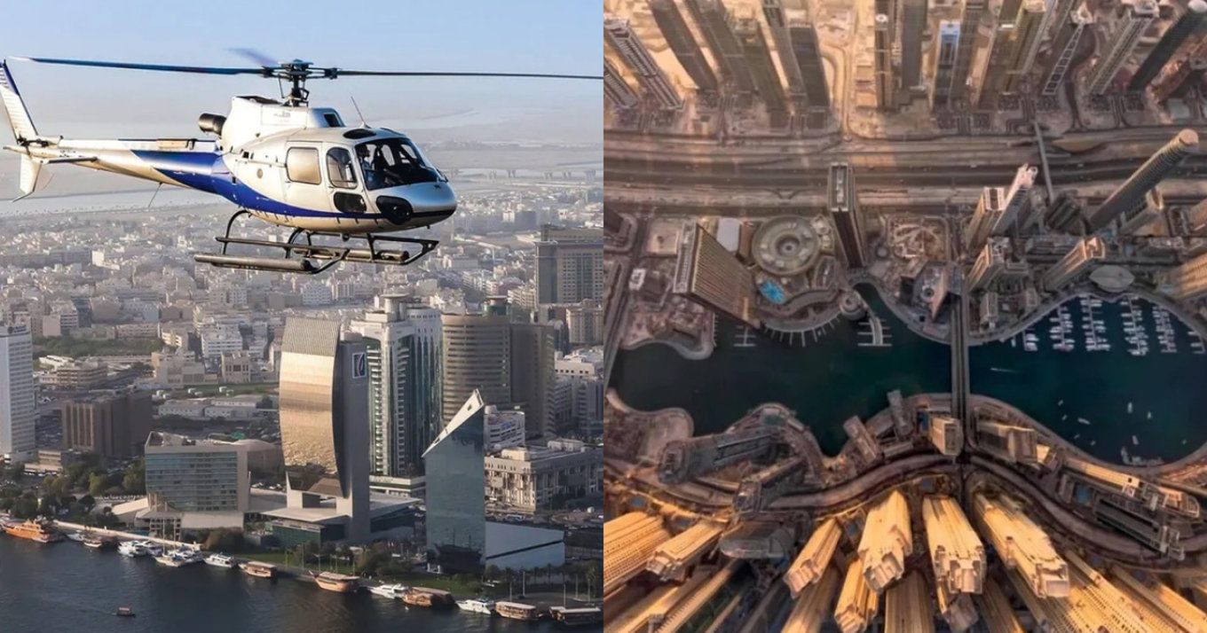 ドバイでヘリコプター体験！近未来都市を遊覧飛行