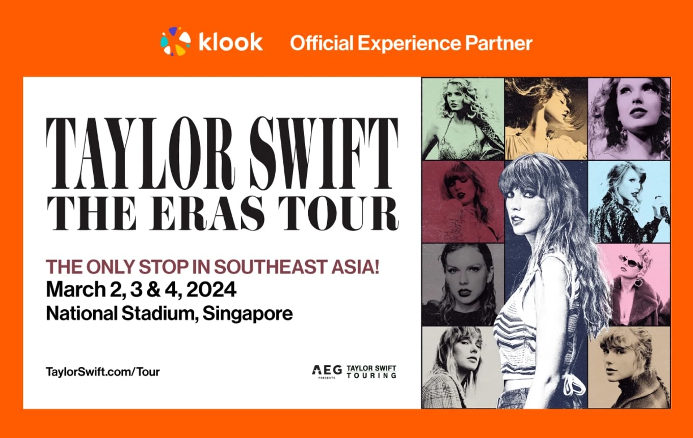 Klook x Taylor Swift The Eras Tour: Singapore