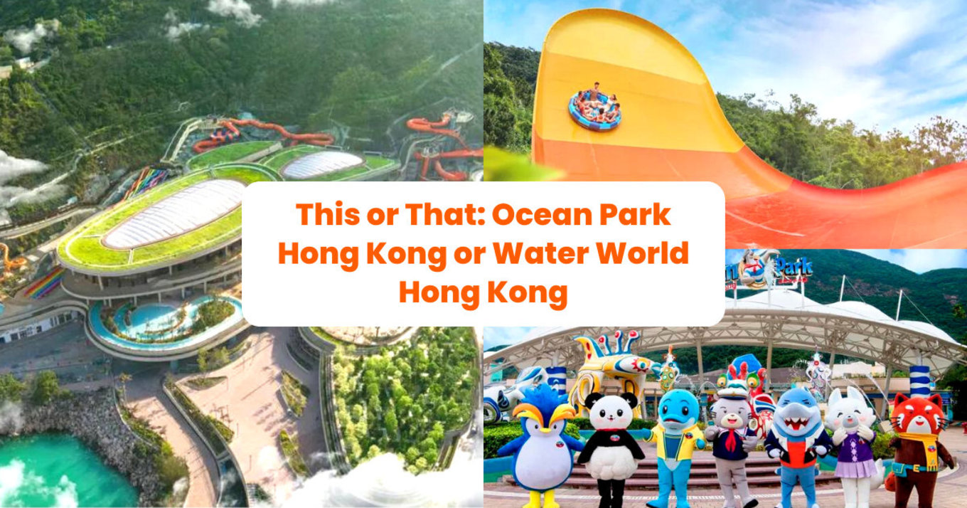 Ocean Park Hong Kong or Water World Hong Kong