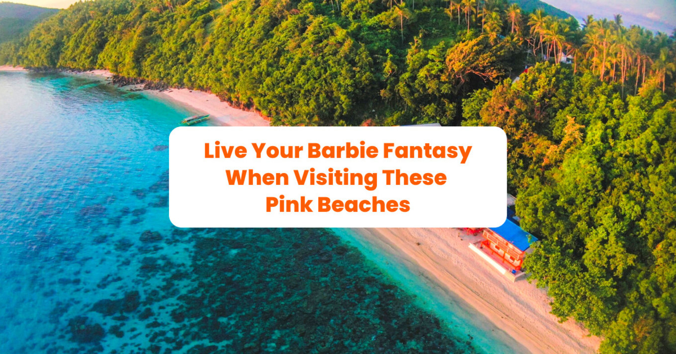 Pink beaches in Philippines